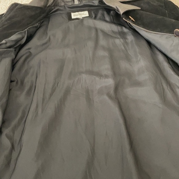 The Leather Warehouse suede and leather 1990s Y2K new with tags dead stock coat - Picture 9 of 12